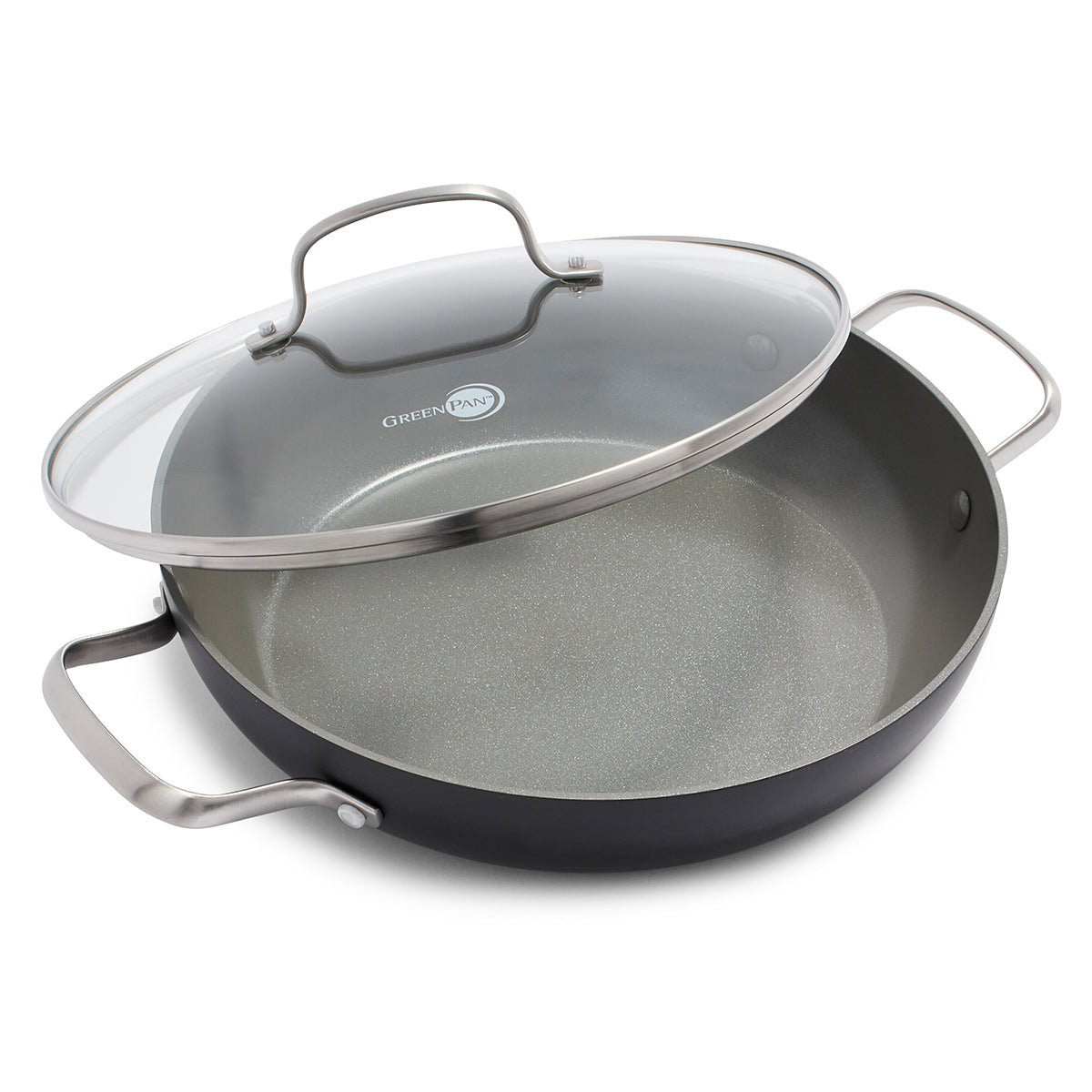 Chatham Ceramic Nonstick 11" Everyday Pan with Lid