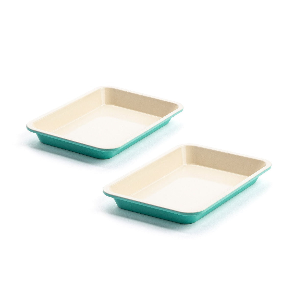 GreenLife Ceramic Nonstick 9" x 7" Cookie Sheet Set