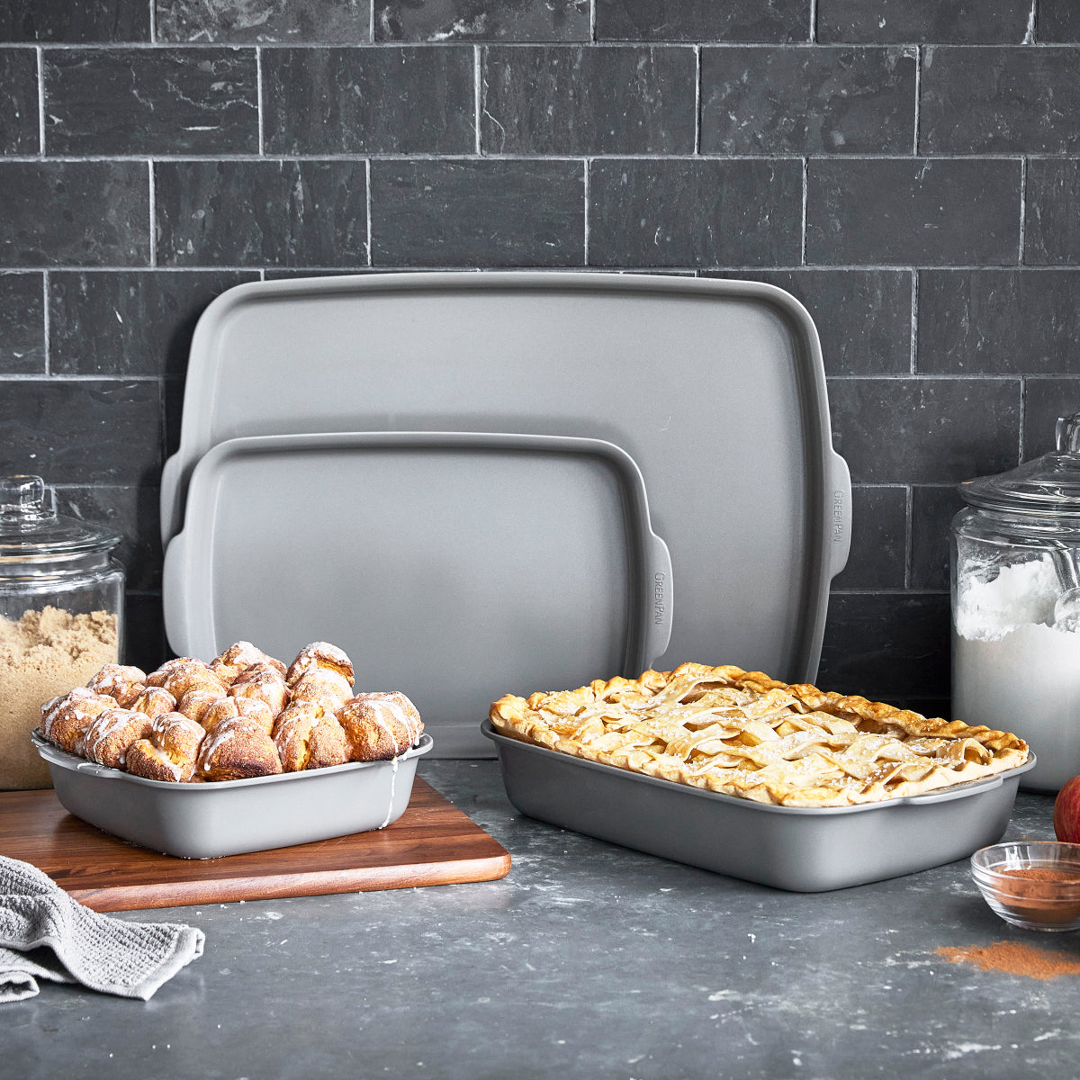 Premiere Ovenware Ceramic Nonstick 4-Piece Set