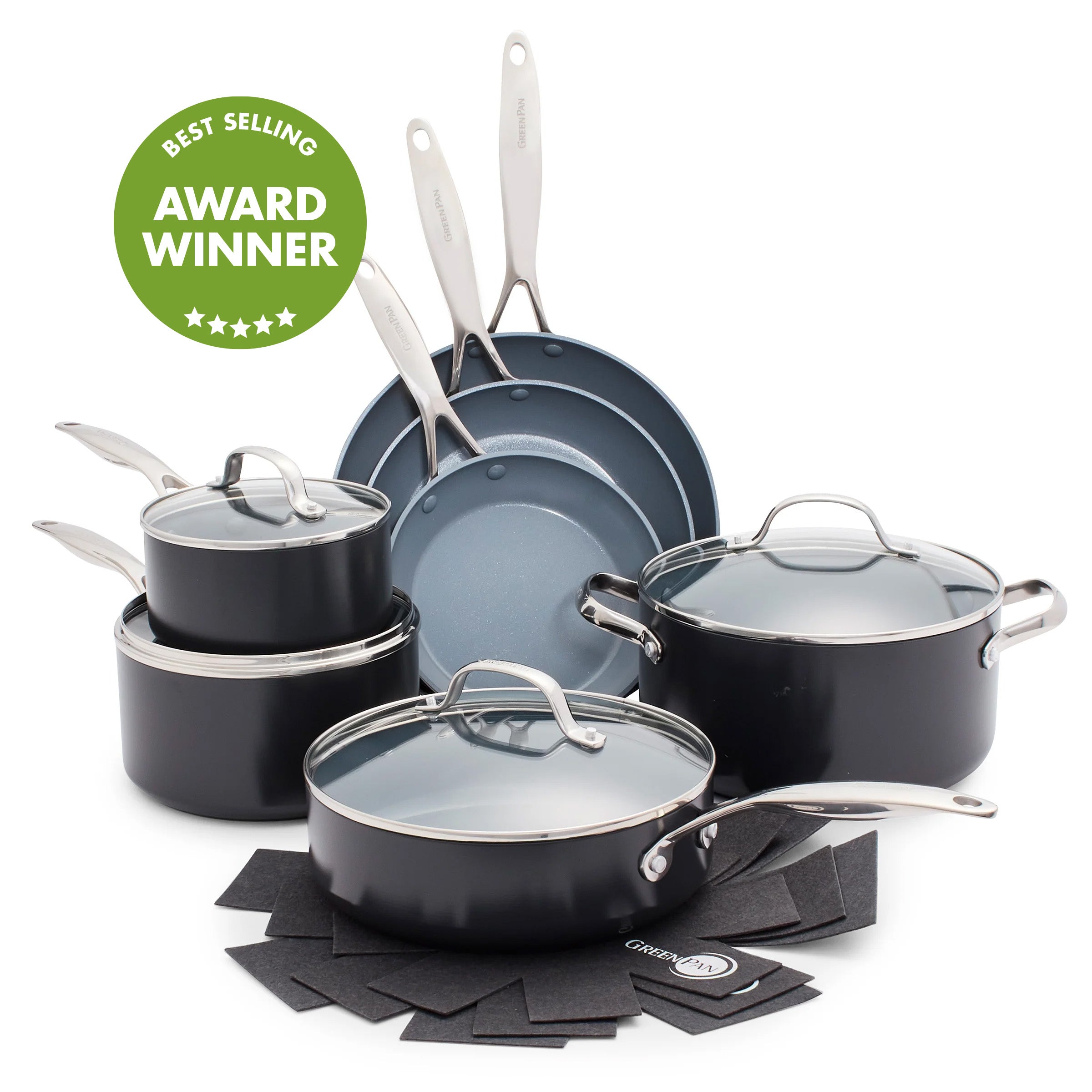 Valencia Pro Ceramic Nonstick 11-Piece Cookware Set