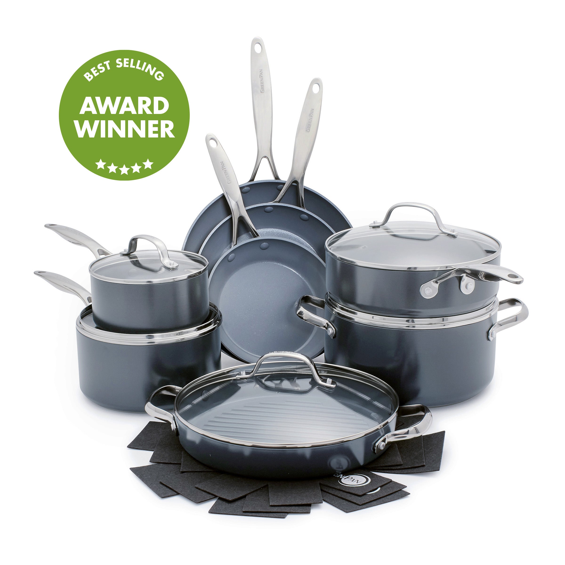 Valencia Pro Ceramic Nonstick 13-Piece Cookware Set